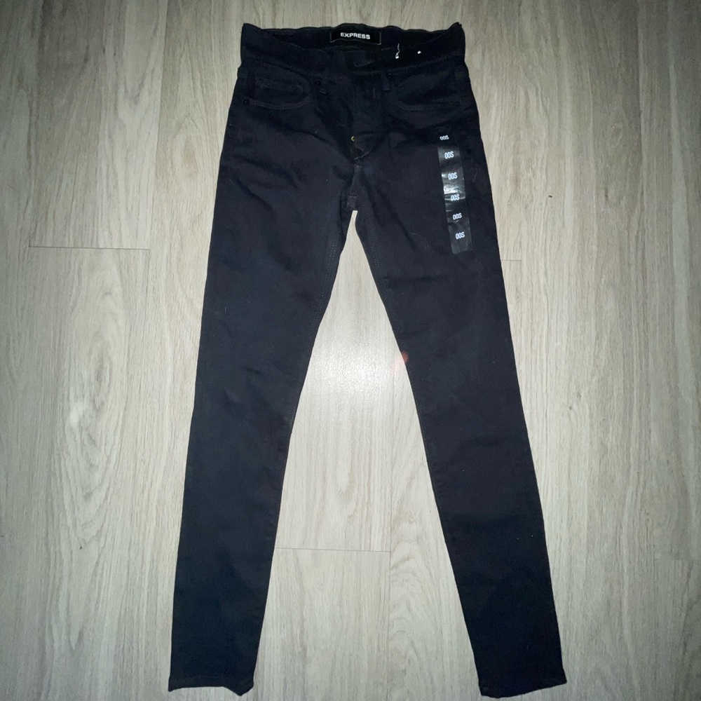 Express black mid rise leggings